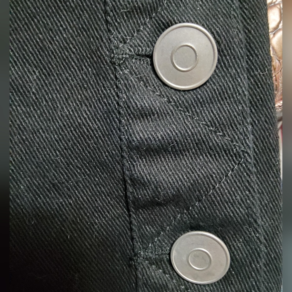 Altar'd State Button Front Mini Skirt - Picture 4 of 5